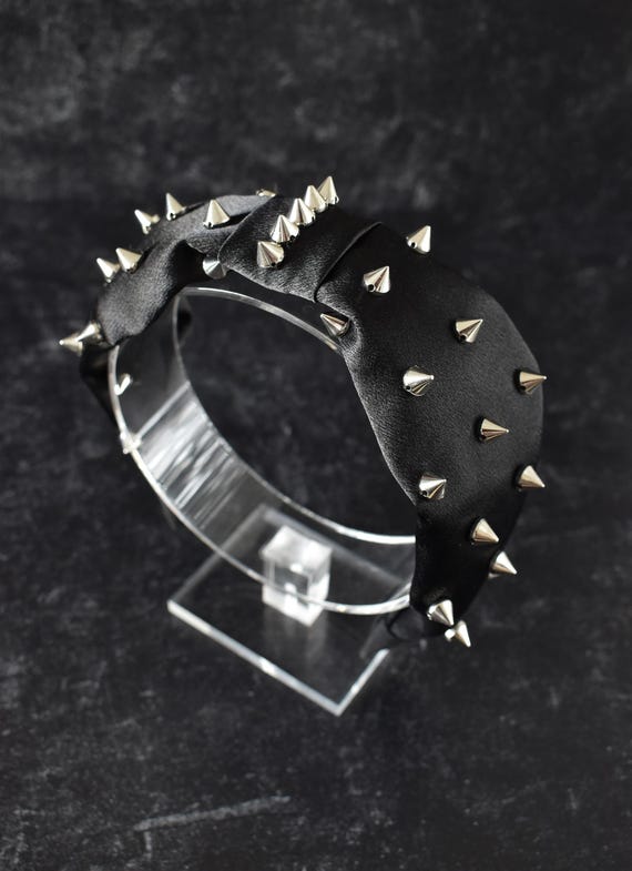 Elegant Black and Silver Studded Headband Amazon.com : Maeaccx Women main image 4