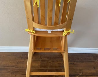 HOT Chair Pad Eddie Bauer Wooden High Chair Straps Eddie