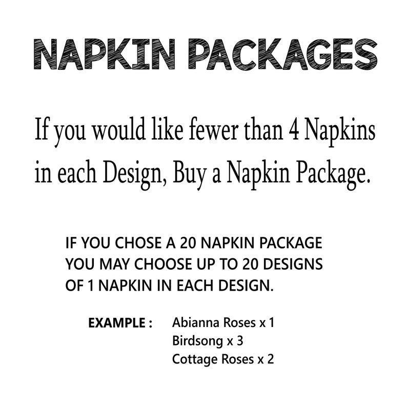 4 Decoupage Napkins Lunch Size Decoupage 1800 Designs Decoupage Serviettes CARIBBEAN ISLAND BLUE Floral Floral Napkins