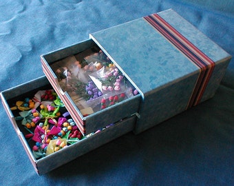 Gift for a Crafter! Miniature Roses Treasure Box