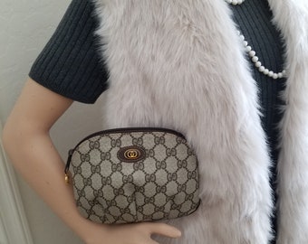 vintage gucci cosmetic bolsa