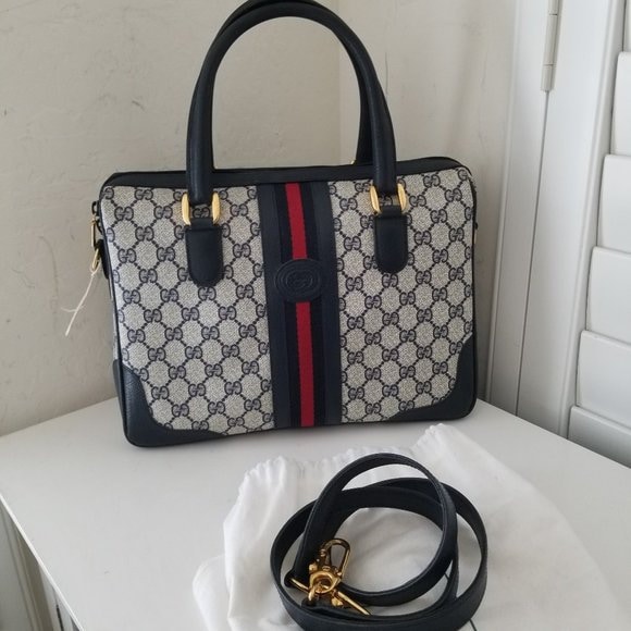 Gucci, Bags, Gucci Black Monogram Speedy Bag