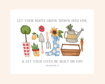 Notecard | Roots Grow Down