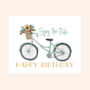 Notecard Birthday Bike image 1