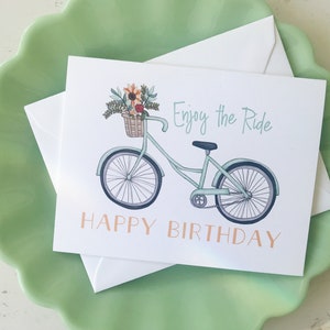 Notecard Birthday Bike image 3