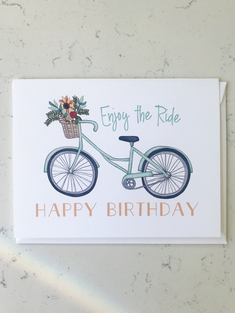 Notecard Birthday Bike image 2