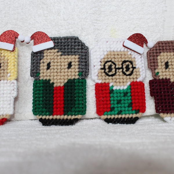 The Golden Girls Handsewn Christmas Ornaments and Magnets