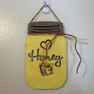 Small Mason Jar Decorative Sign Cute Mason Jar Decor Mason Jar Sign Rustic
