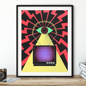 Eye on Propaganda: Captivating Art Print for Media Design, Activism, and Progressive Art