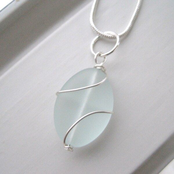 Seafoam Necklace Etsy