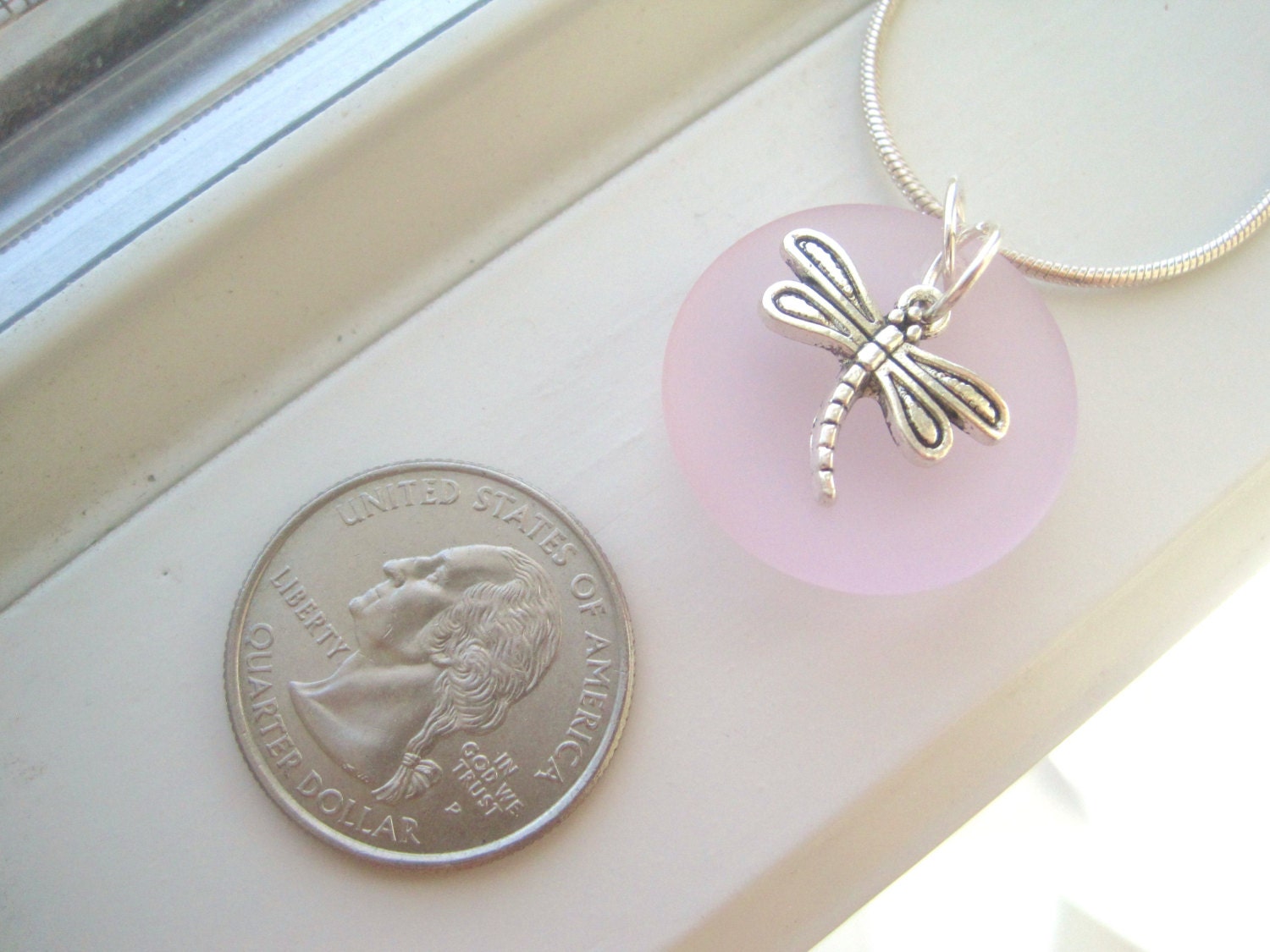 Dragonfly Necklace Dragonfly Jewelry Pastel Pink Necklace - Etsy