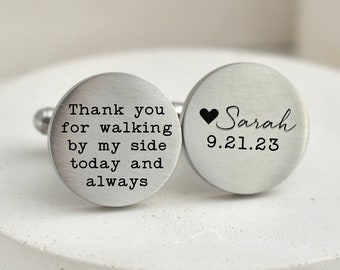 Father of the bride gift Dad of bride gift Father of the bride cufflinks For Dad from Bride Step Father of the bride gift Present