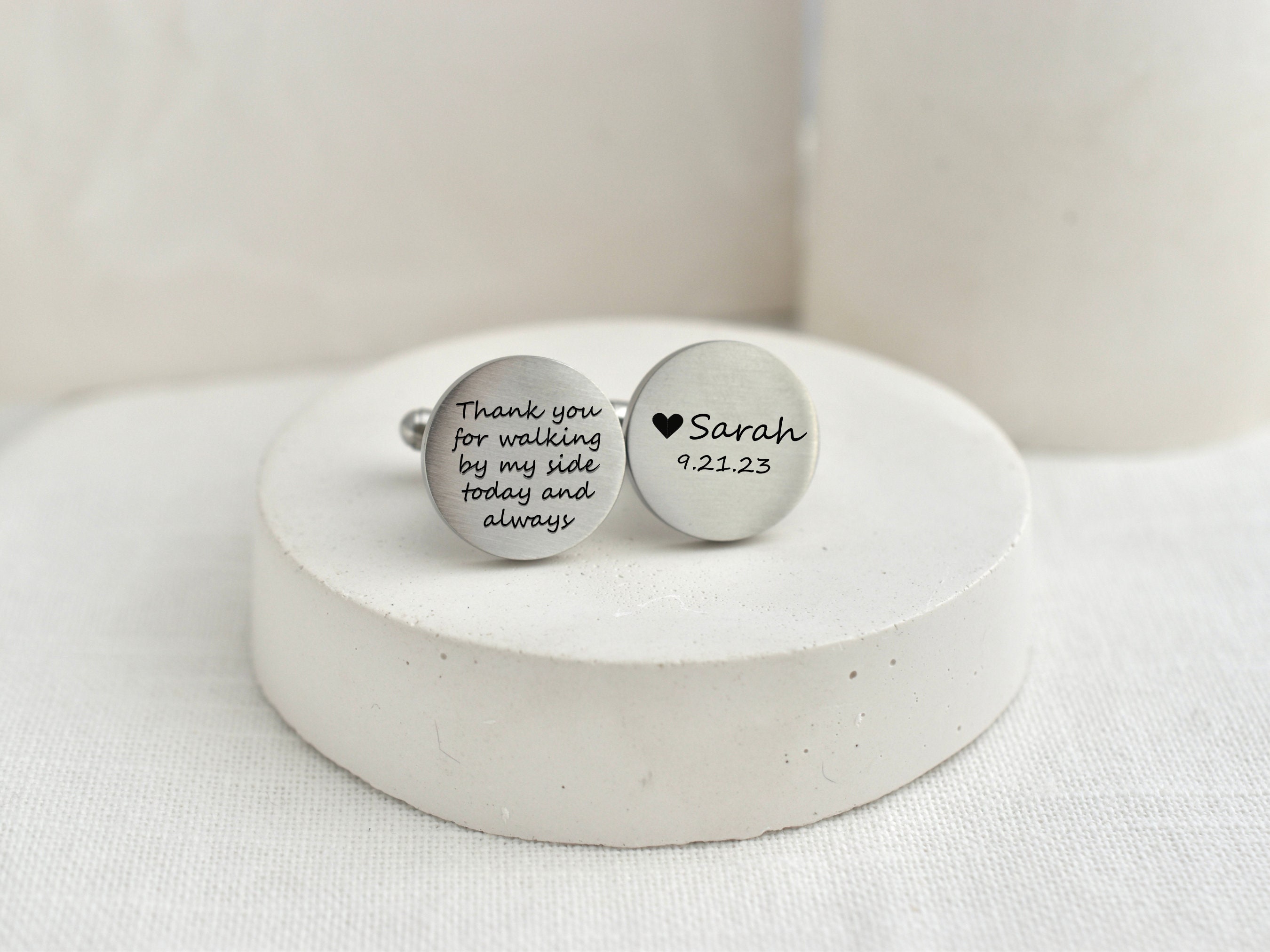 Gift for Father of the bride gift Dad of bride gift Father of the bride cufflinks For Dad from Bride Step Father of the bride cuff links