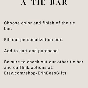 personalized tie clip hidden message