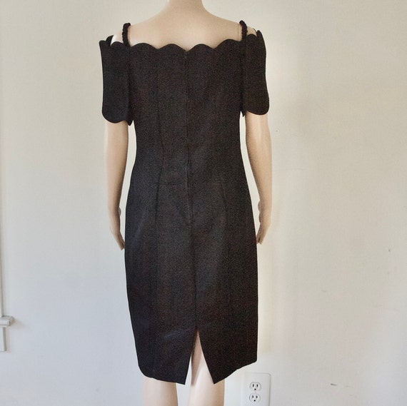 Vintage 80's Off Shoulder LBD - image 3