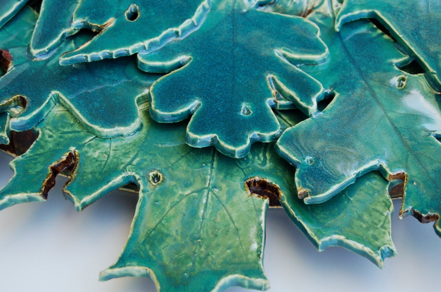 Green Man Clay Wall Sculpture Indoor Outdoor decadent Etsy