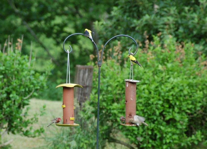 Woodland style with yellow glaze EZ clean bird feeder,stoneware for thistle seed