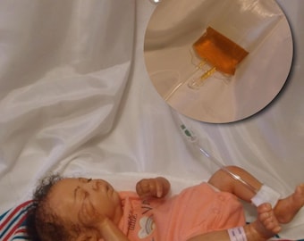 IV drip bag for reborn dolls