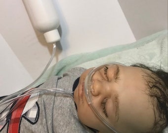 Breathing cannula and Oxygen tank for reborn dolls