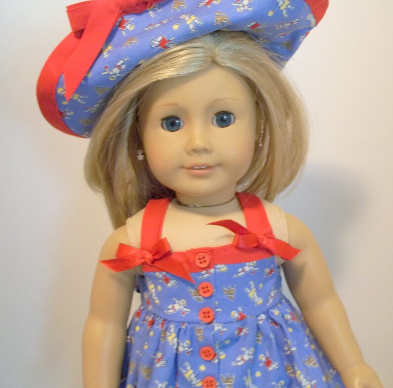 American Girl Summer Fun Sundress and Hat. | Etsy