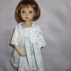 Floral Sundress With Lace Bolero Jacket