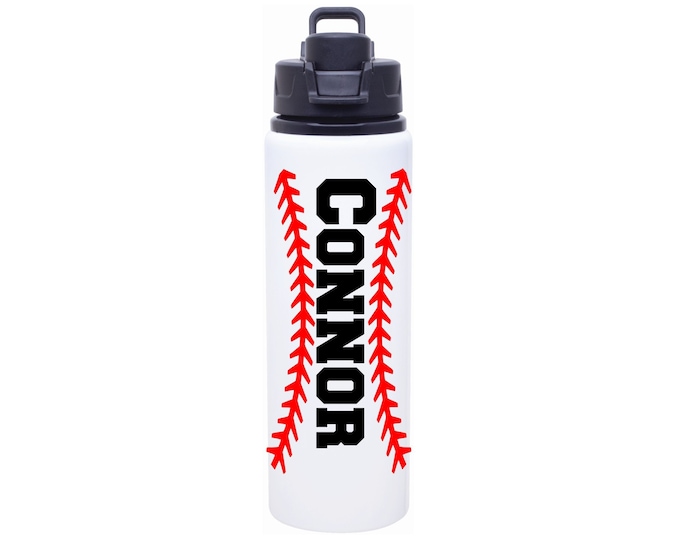 Sports Water Bottle Personalized, Sports Water Bottle, Volleyball, Dance,  Soccer, Cheer, Baseball, Team Water Bottles, Kids Christmas Gifts 