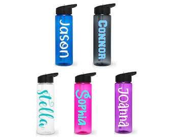 Personalized Water Bottle, Sports Bottle, 24 ounce Monogrammed Waterbottle