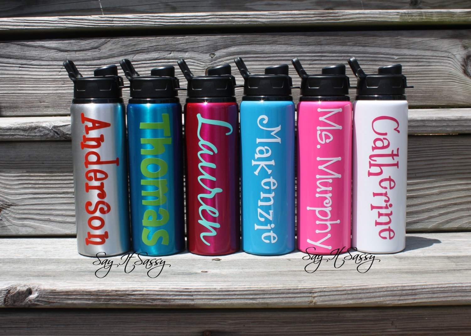 Monogrammed Water Bottle