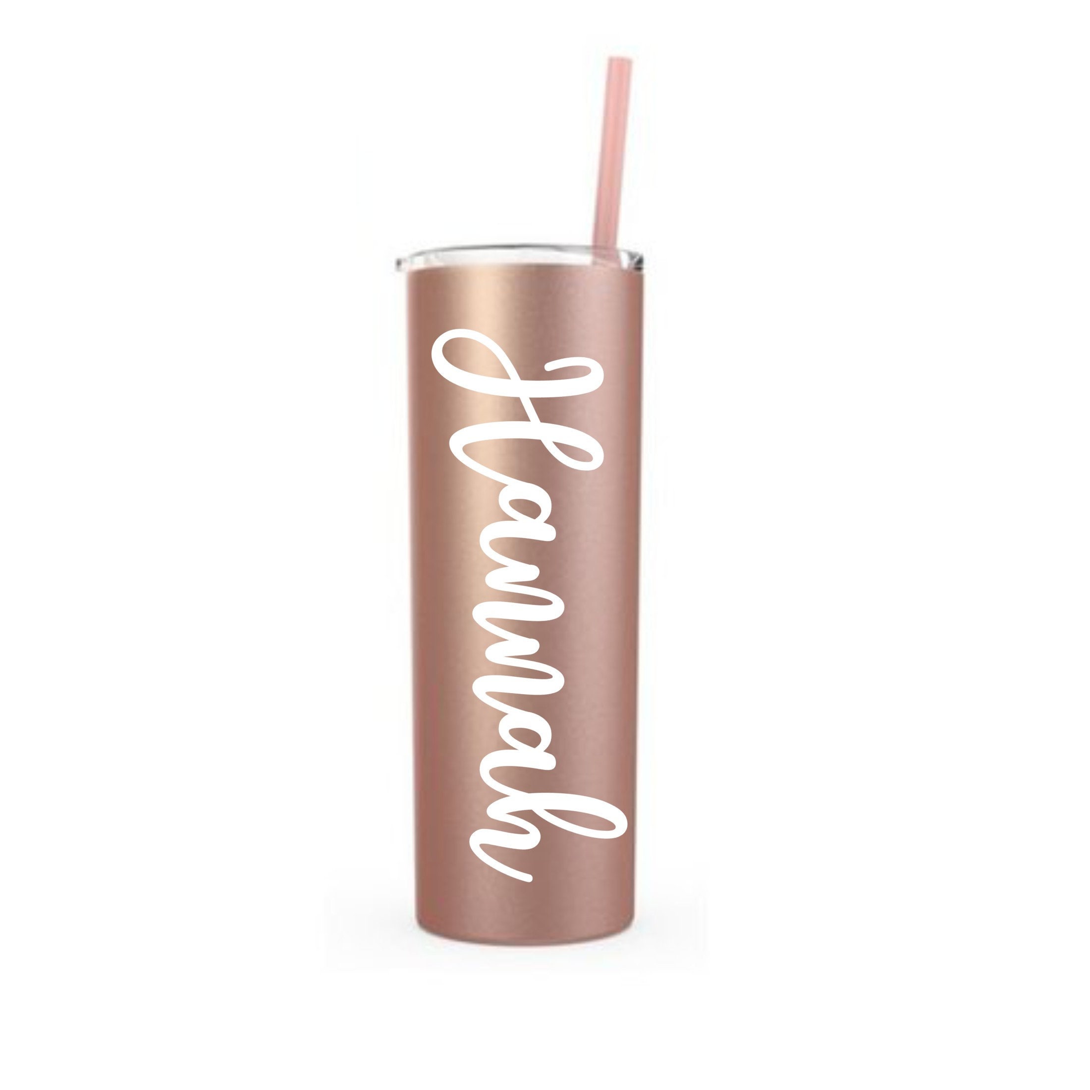 Skinny Tumbler Rose Gold Rose Gold Tumbler Skinny Stainless Etsy