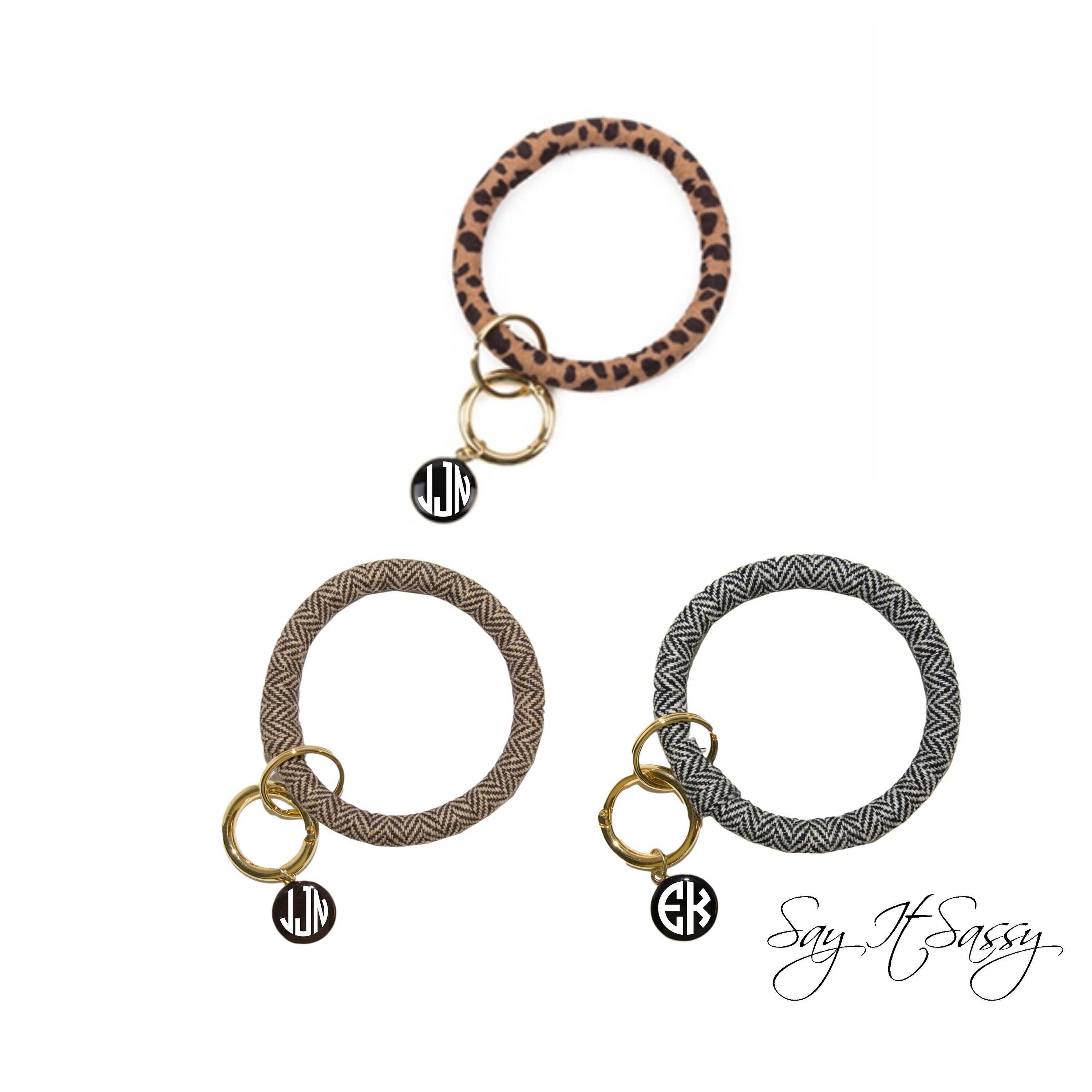 Leopard Key Ring Bracelet Keychain Keychain Bracelet Bracelet Key