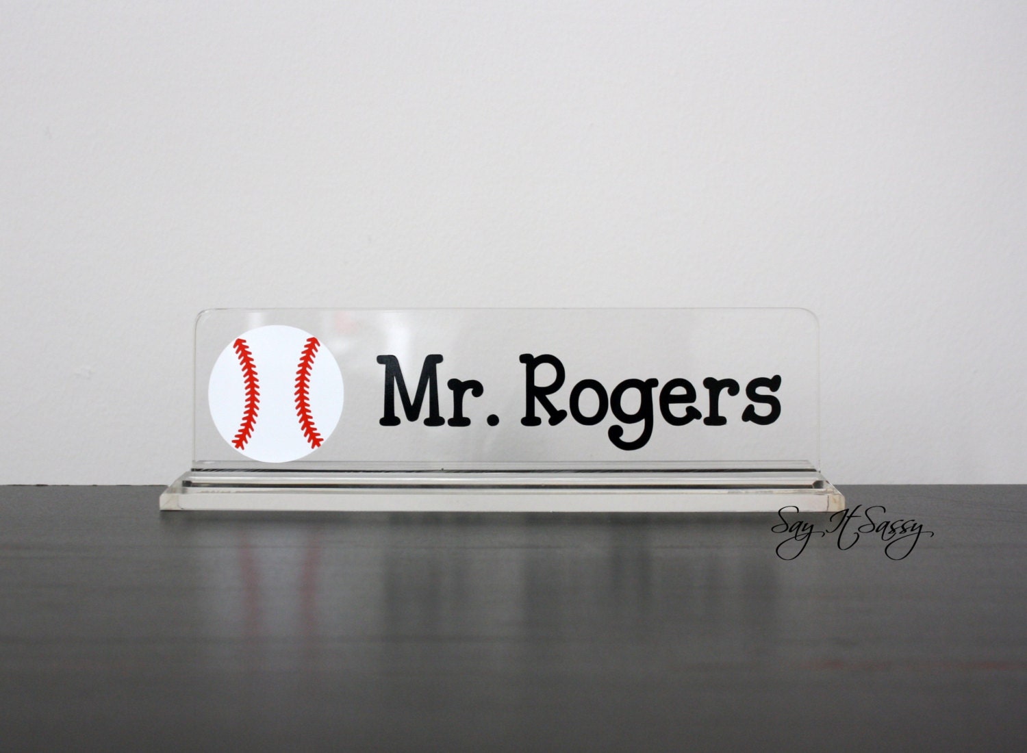 Personalized Desk Name Plate Pe Teacher Nameplate Male