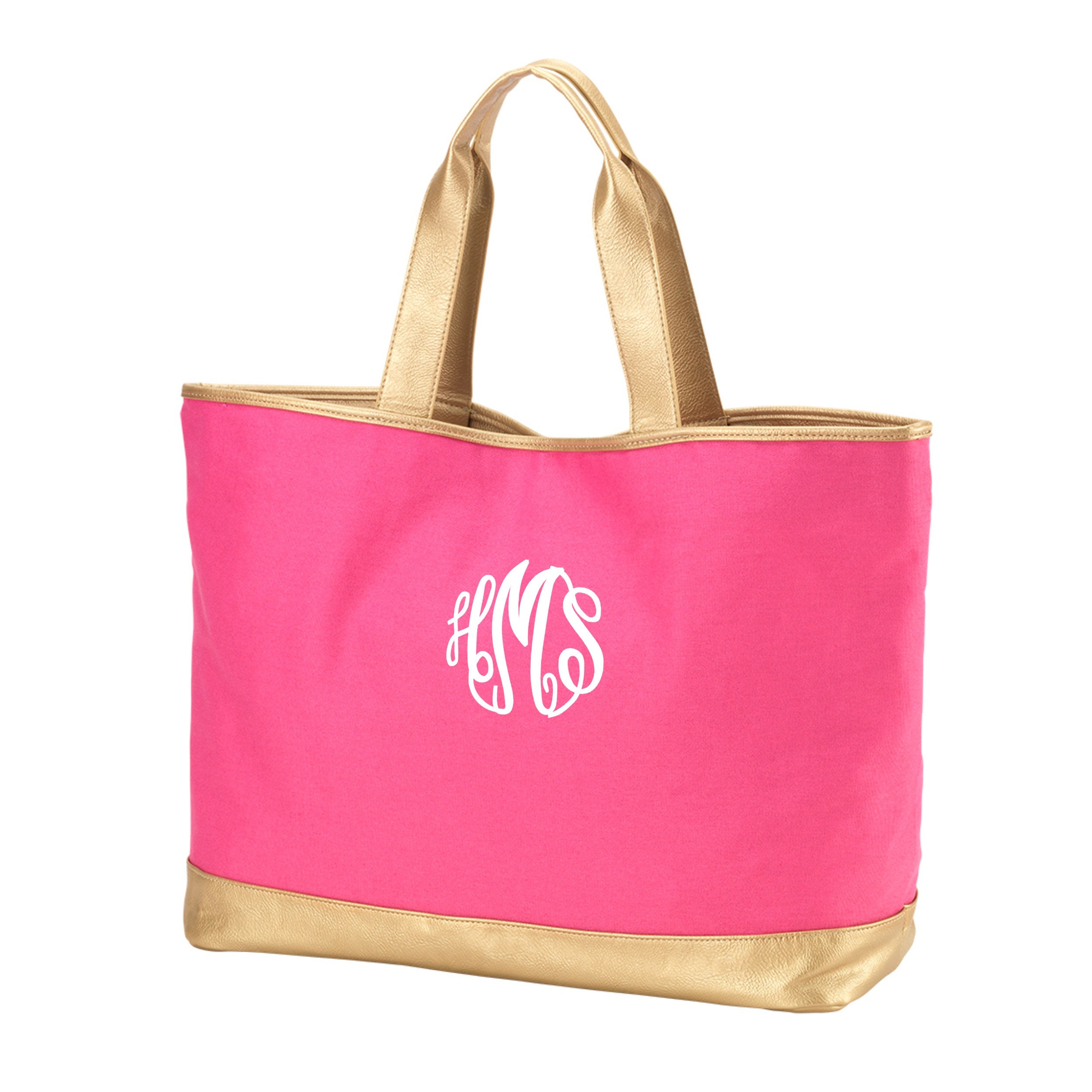 Personalized Tote Bag Monogrammed Beach Bag Embroidered 