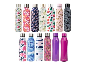 Lebrii Freya Flowers 12 oz Water Bottle with Sport Lid - Society6