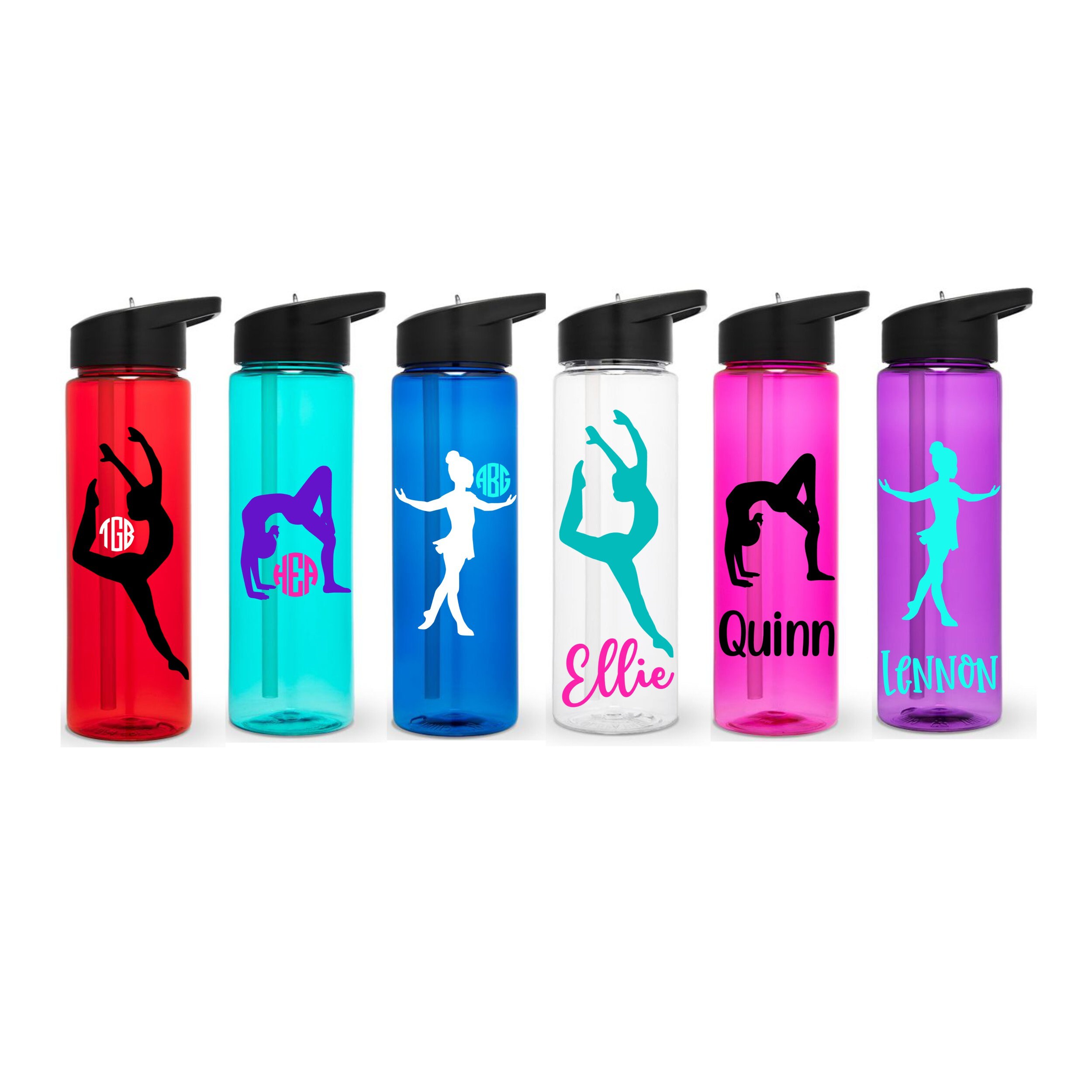 Dance Water Bottle Dancer Water Bottle Personalized Water Etsy