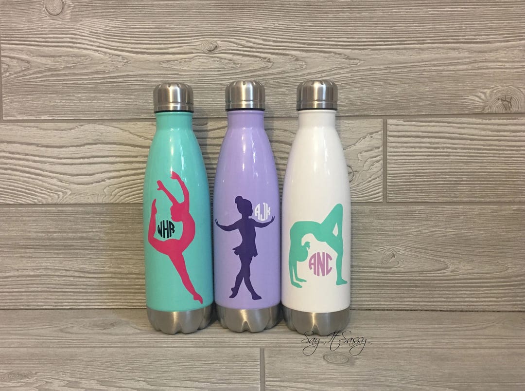 Dance Water Bottle, Dancer Water Bottle, Personalized Water Bottle