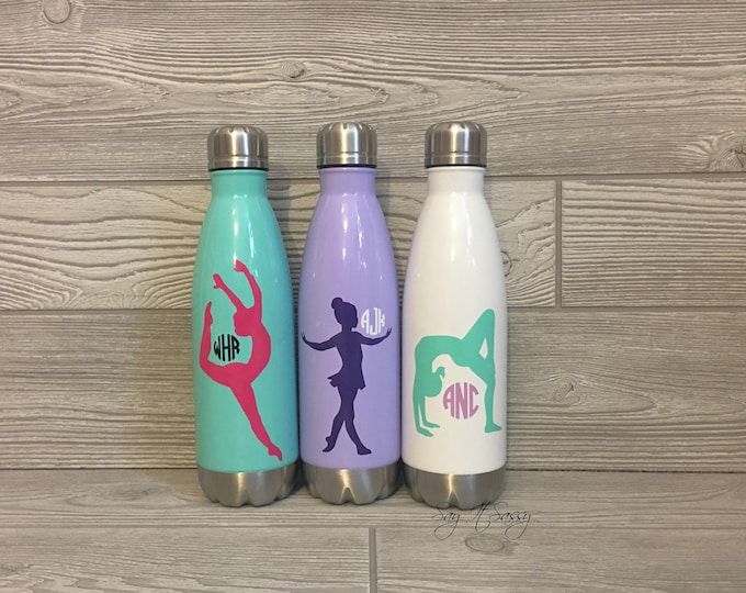 Dance Water Bottle, Dancer Water Bottle, Personalized Water Bottle, Dancer Gift, Dance Gift, Personalized Dancer Gift, Ballet Water Bottle