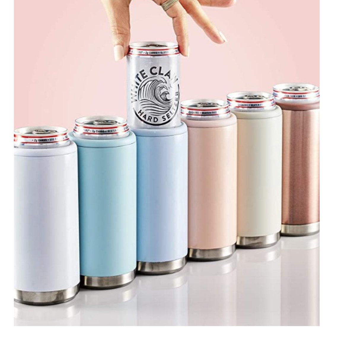Personalized Skinny Can Cooler Seltzer Can Cooler Bridesmaid Etsy