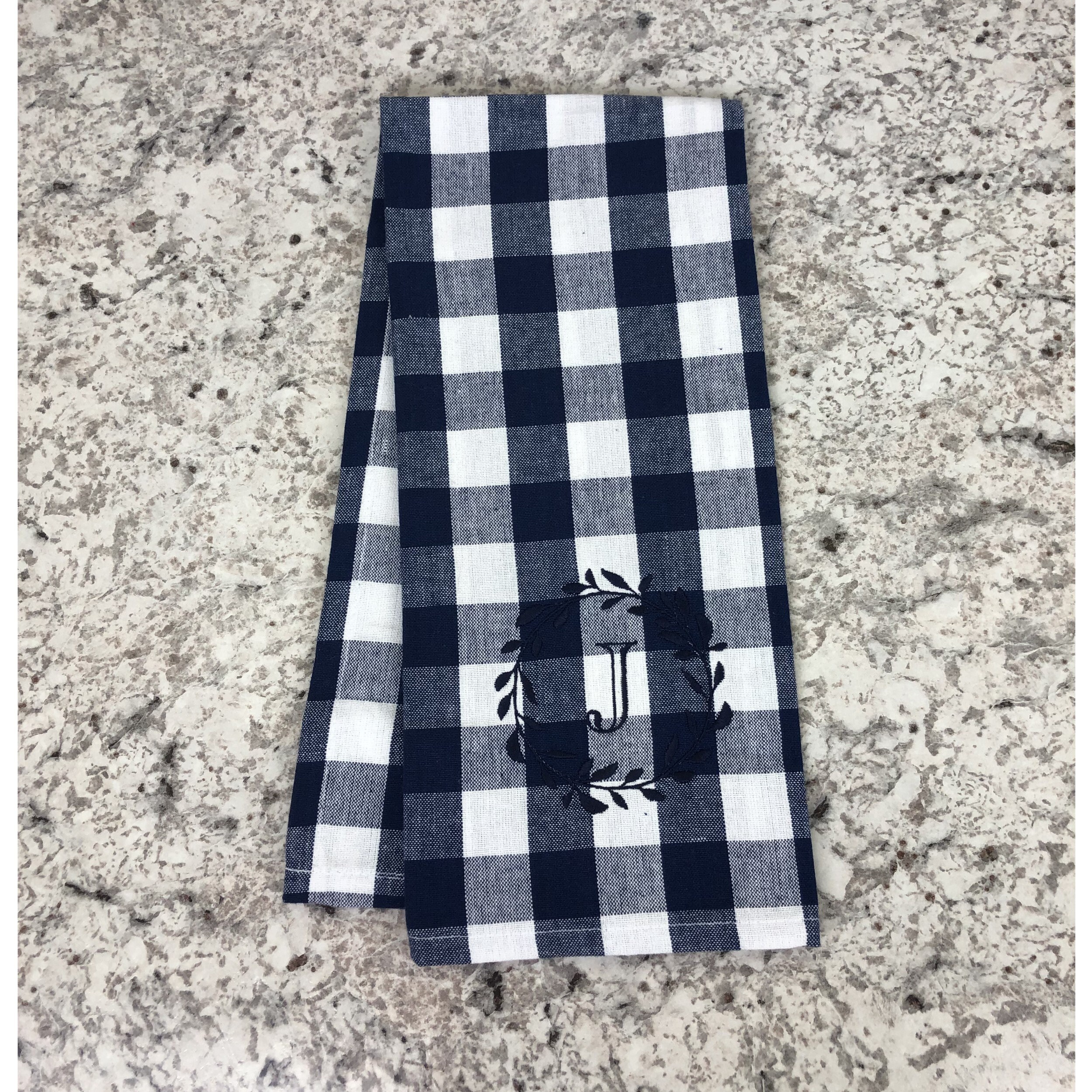 Cotton Buffalo Gray Small Plaid Kitchen Towel — MUSEUM OUTLETS