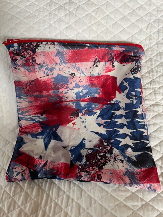 Foodie Pul Fabric Wet Bag. 10x10 Etsy