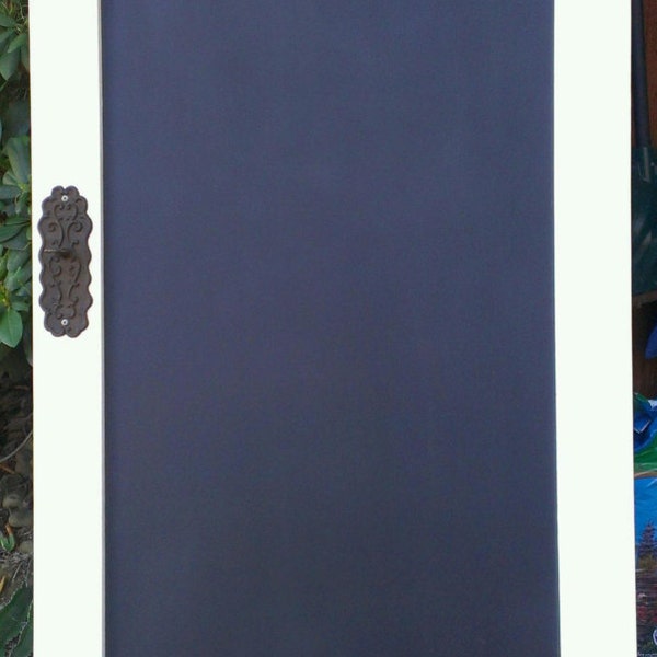 Upcycled Repurposed Door Turned Handmade Wall-Sized Chalkboard: French Country Inspired