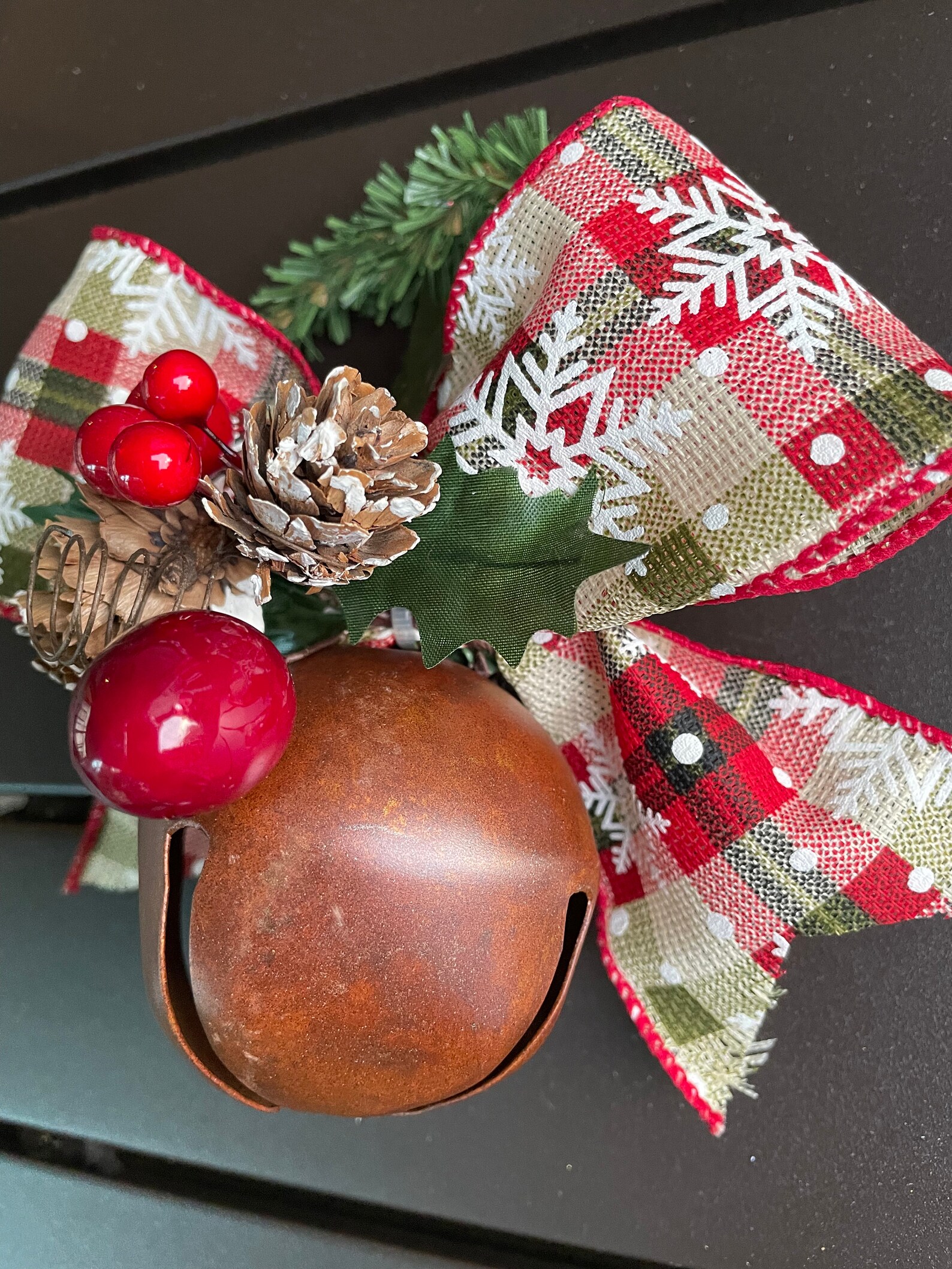 Christmas Jingle Bell Door Knob Hanger Door Knob Christmas Etsy