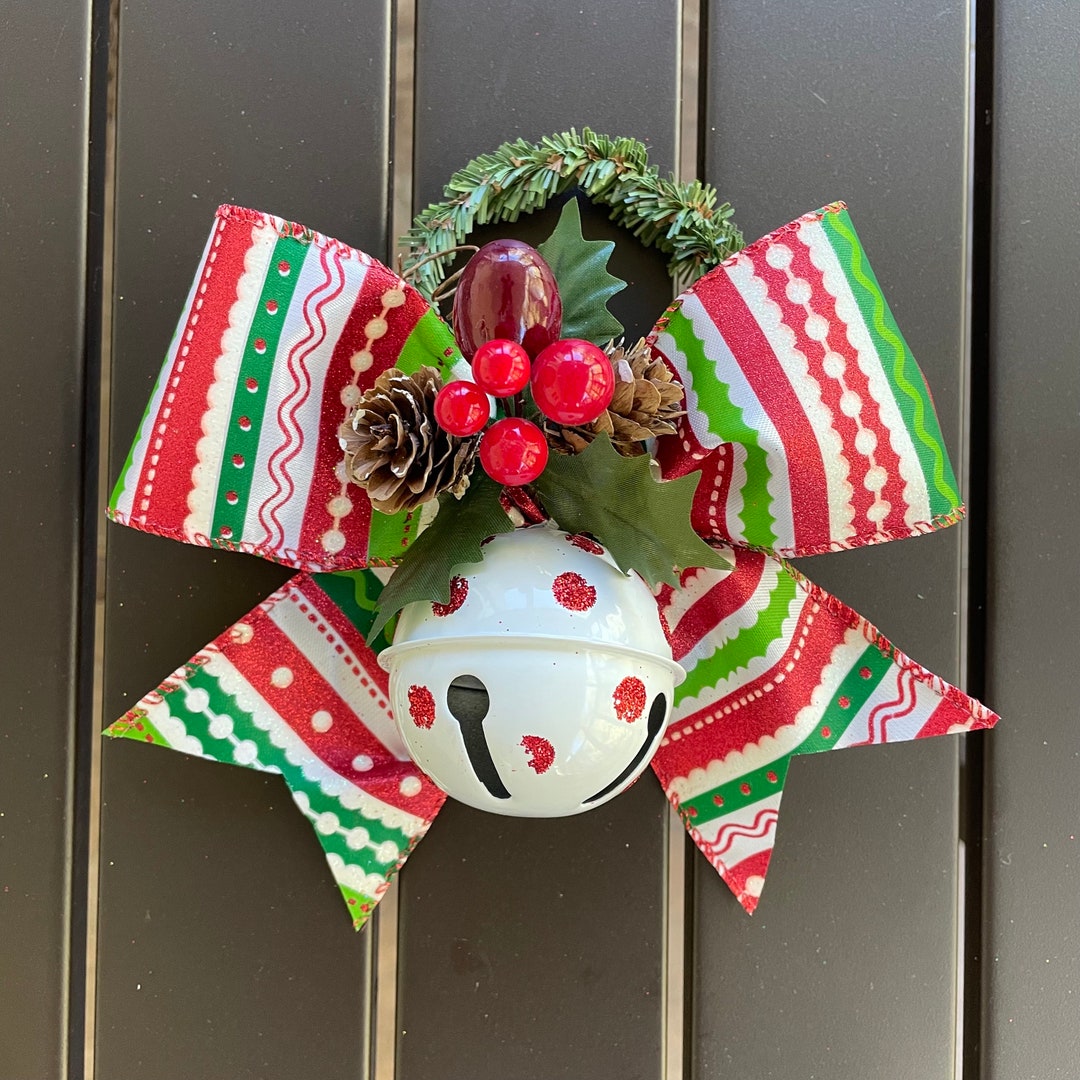 Christmas Jingle Bell Door Knob Hanger Door Knob Christmas Bell
