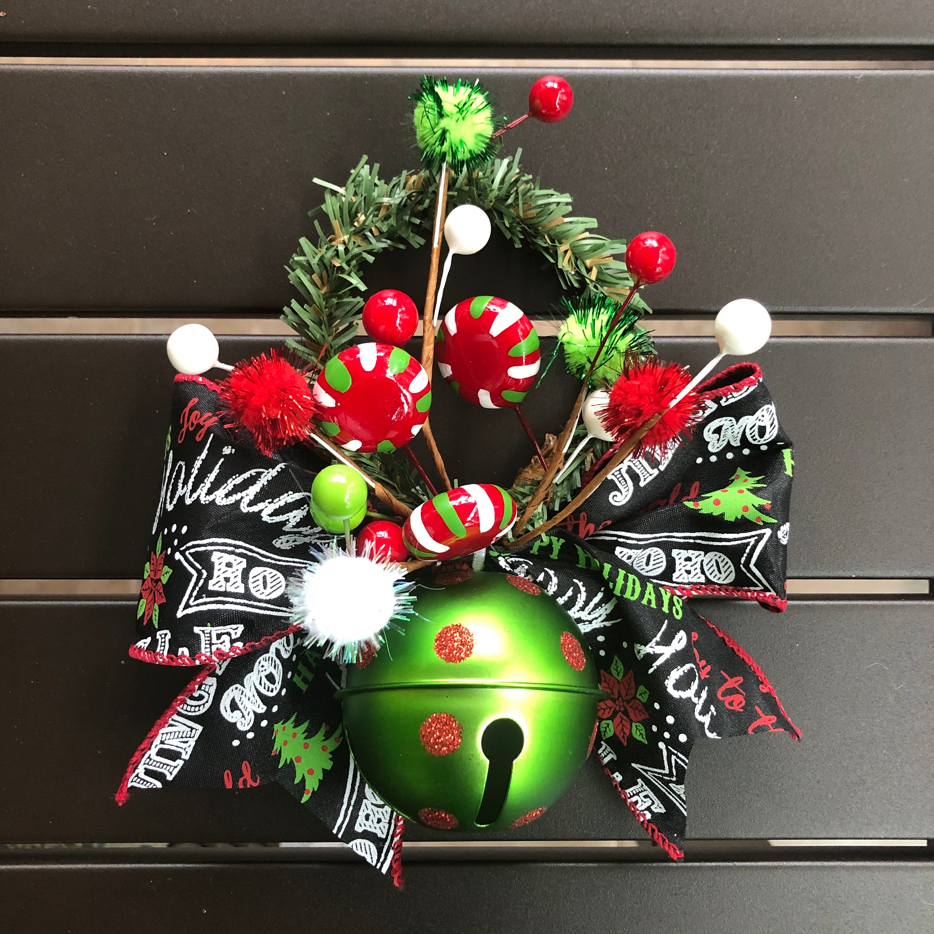 Whoville Christmas Jingle Bell Door Knob Hanger Door Knob Etsy Australia