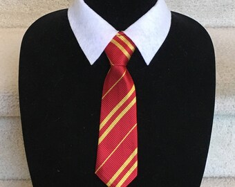 Toddler Striped Tie & COLLAR COMBO; Child Costume, Wizard Costume Tie, Photo Prop