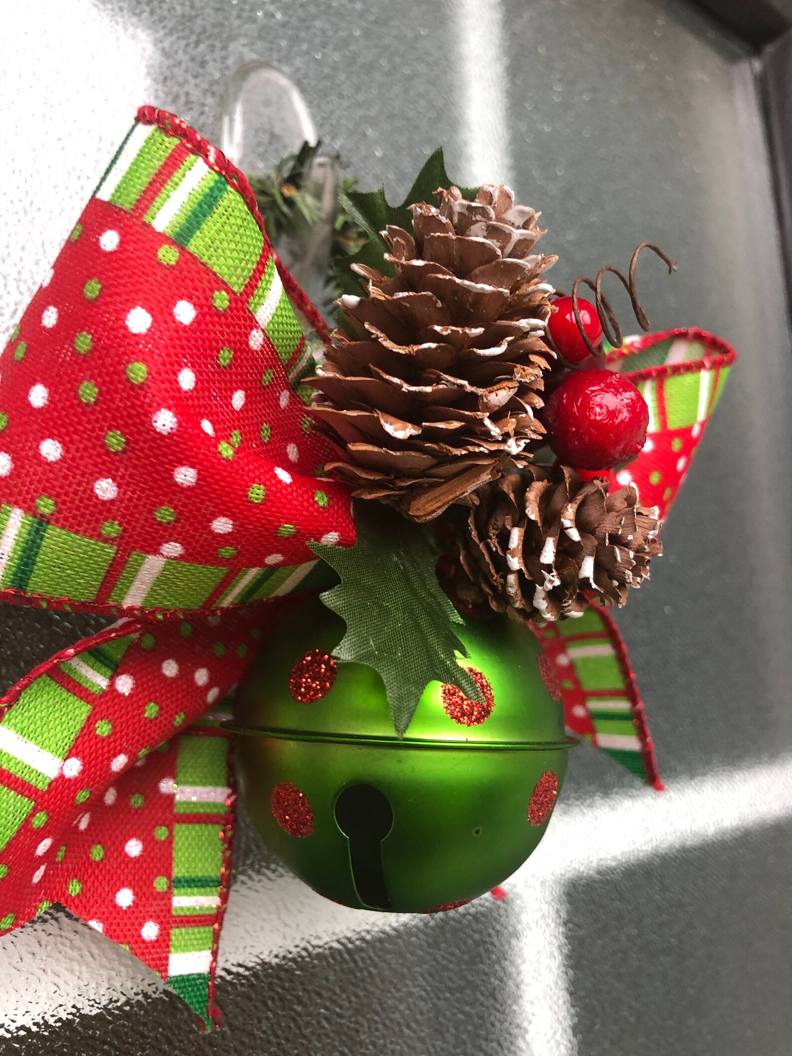 Christmas Jingle Bell Door Knob Hanger Door Knob Christmas Etsy