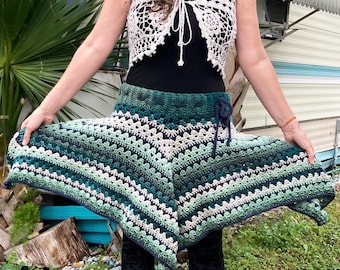 Crochet Granny Square Skirt