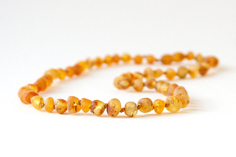raw unpolished baltic amber necklace