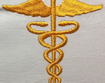 Caduceus - Medical designs for Machine Embroidery in popular formats