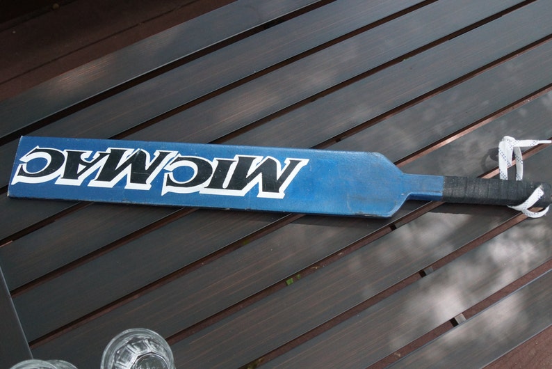 Goalie Stick 5 Seat Beer Flight Paddle Etsy