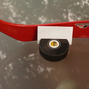 Blackhawks Hockey Card Holder